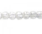 8mm Crystal Faceted Round Glass Bead, 13" string 8mm Crystal Faceted Round Glass Bead, 13" string