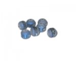 10mm Blue Gray Druzy-Style Electroplated w/line Bead, approx. 18 10mm Blue Gray Druzy-Style Electroplated w/line Bead, approx. 18