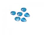 12mm Turquoise Handmade Lampwork Heart Bead, 6 beads 12mm Turquoise Handmade Lampwork Heart Bead, 6 beads