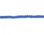 6 x 4mm Sky Blue Faceted Rondelle Glass Bead, 13" string 6 x 4mm Sky Blue Faceted Rondelle Glass Bead, 13" string