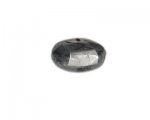 28 x 26mm Black Foil Oval Lampwork Glass Bead 28 x 26mm Black Foil Oval Lampwork Glass Bead