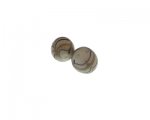 18mm White Pattern Lampwork Glass Bead, 2 beads 18mm White Pattern Lampwork Glass Bead, 2 beads