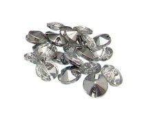 (image for) Approx. 1oz. x 12x8mm Crystal Glass Bicone Beads, hole in back