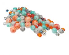 (image for) Approx. 1oz. Beach Days Designer Glass Bead Mix