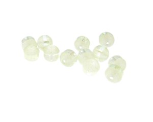 (image for) 8mm Ivory Druzy-Style w/ Line Glass Bead, 12 beads