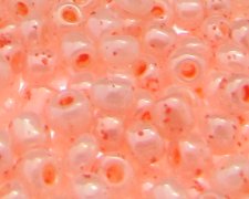 (image for) 6/0 Soft Salmon Ceylon Glass Seed Beads, 1oz. bag