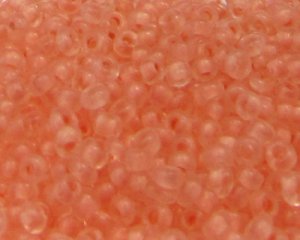 (image for) 11/0 Peach Inside-Color Glass Seed Beads, 1oz. bag