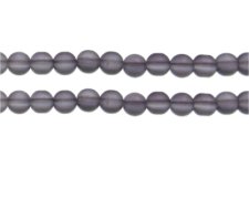(image for) 8mm Midnight Semi-Matte Glass Bead, approx. 32 beads