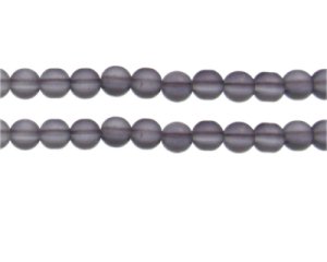 (image for) 8mm Midnight Semi-Matte Glass Bead, approx. 32 beads