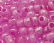 (image for) 6/0 Deep Cerise Ceylon Glass Seed Beads, 1oz. bag