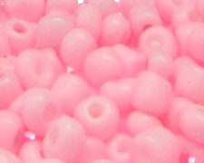 (image for) 6/0 Pink Opaque Glass Seed Bead, 1oz. Bag