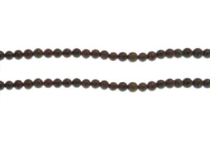 (image for) 4mm Jasper Gemstone Bead, approx. 43 beads