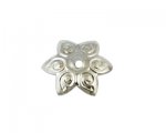 14mm Silver Filigree Bead Cap, 8 caps 14mm Silver Filigree Bead Cap, 8 caps