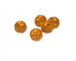 12mm Orange Faceted Glass Bead, 5 beads 12mm Orange Faceted Glass Bead, 5 beads