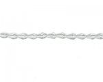 8 x 6mm Crystal Faceted Drop Glass Bead, 13" string 8 x 6mm Crystal Faceted Drop Glass Bead, 13" string