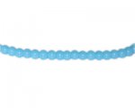6mm Pale Blue Pressed Glass Semi-Opaque Bead, 12" string 6mm Pale Blue Pressed Glass Semi-Opaque Bead, 12" string