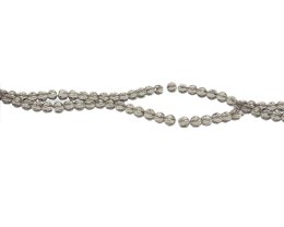 (image for) 4mm Silver Faceted Glass Bead, 16" string