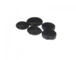 14 - 18mm Black Lampwork Glass Bead, 5 beads