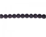 8mm Purple Faceted Glass Bead, 14" string 8mm Purple Faceted Glass Bead, 14" string
