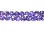 10mm Purple Blossom Spray Glass Bead, approx. 21 beads 10mm Purple Blossom Spray Glass Bead, approx. 21 beads