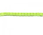 6mm Apple Green Faceted Cube Glass Bead, 13" string 6mm Apple Green Faceted Cube Glass Bead, 13" string