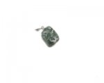 14 x 10mm Green Jadite Gemstone Nugget Pendant with bail 14 x 10mm Green Jadite Gemstone Nugget Pendant with bail