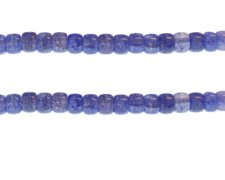 (image for) 8 x 6mm Purple Rondelle Gemstone-Style Bead, 7.5" string