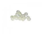 6mm Cream Druzy-Style Electroplated w/ line Bead, approx. 50 6mm Cream Druzy-Style Electroplated w/ line Bead, approx. 50