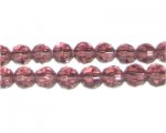 8mm Pale Plum Faceted Glass Bead, 13" string 8mm Pale Plum Faceted Glass Bead, 13" string