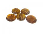 20mm Golden Brown Lampwork Glass Bead, 5 beads 20mm Golden Brown Lampwork Glass Bead, 5 beads