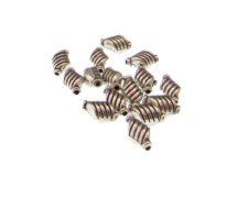(image for) 10 x 6mm Silver Metal Spacer Bead, approx. 15 beads