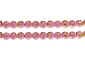 (image for) 8mm Pink Prettiness Abstract Glass Bead, approx. 37 beads