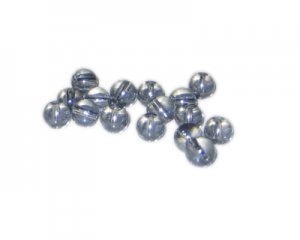 8mm Twilight Gray Galaxy Luster Glass Bead, approx. 33 beads