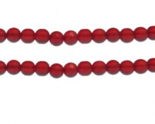 (image for) 8mm Red Sea/Beach-Style Glass Bead, approx. 31 beads