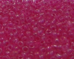 (image for) 11/0 Fuchsia Ceylon Glass Seed Bead, 1oz. Bag