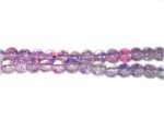 6mm Lilac Dream Crackle Season Glass Bead, approx. 73 beads