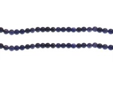 (image for) 4mm Dark Amethyst Gemstone Bead, approx. 43 beads