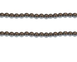 (image for) 6mm Stone Glass Pearl Bead, approx. 68 beads