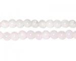 8mm Light Rose Quartz-Style Glass Beads, approx. 53 beads 8mm Light Rose Quartz-Style Glass Beads, approx. 53 beads