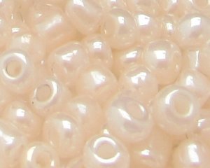 (image for) 6/0 Beige Inside-Color Glass Seed Bead, 1oz. Bag