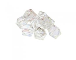 (image for) 12mm Crystal Faceted Multi-Cube Glass Bead, 10 beads