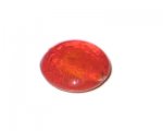 28mm Red Inside-Foil Handmade Lampwork Glass Bead 28mm Red Inside-Foil Handmade Lampwork Glass Bead