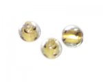 14mm Gold Foil Lampwork Glass Bead, 5 beads 14mm Gold Foil Lampwork Glass Bead, 5 beads