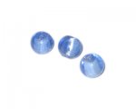 10mm Sky Blue Foil Handmade Lampwork Bead, 6 beads 10mm Sky Blue Foil Handmade Lampwork Bead, 6 beads
