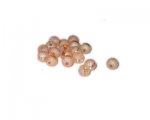 6mm Peach Druzy-Style Electroplated w/ line Bead, approx. 50 6mm Peach Druzy-Style Electroplated w/ line Bead, approx. 50