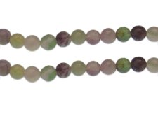 (image for) 8mm Purple/Green Gemstone Bead, approx. 23 beads