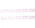 8x4mm Pink Pressed Glass Tube Bead, 13" string 8x4mm Pink Pressed Glass Tube Bead, 13" string