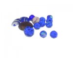 Approx. 1.5 - 2oz. The Blues Glass Bead Mix Approx. 1.5 - 2oz. The Blues Glass Bead Mix