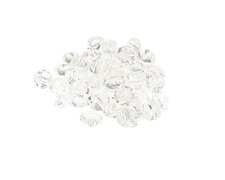 (image for) Approx. 1oz. x 6mm Crystal Faceted half-Bicone Glass Beads