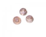 10mm Pink Gold-Striped Lampwork Glass Bead, 5 beads 10mm Pink Gold-Striped Lampwork Glass Bead, 5 beads